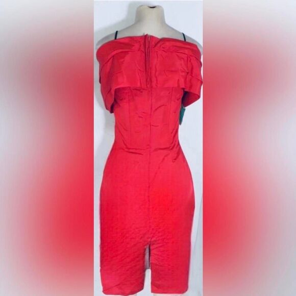 Vintage Gunne Sax by Jessica McClintock Red Semi-Formal size 9 DEADSTOCK RARE - Picture 2 of 8